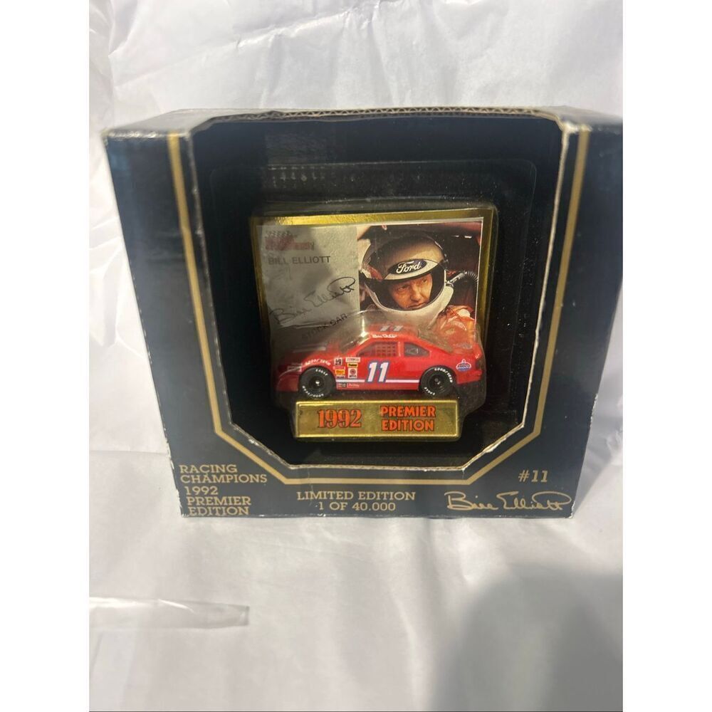 Bill Elliott #11 Ford – 1992 Racing Champions Premier Edition Die-Cast Car (Limi